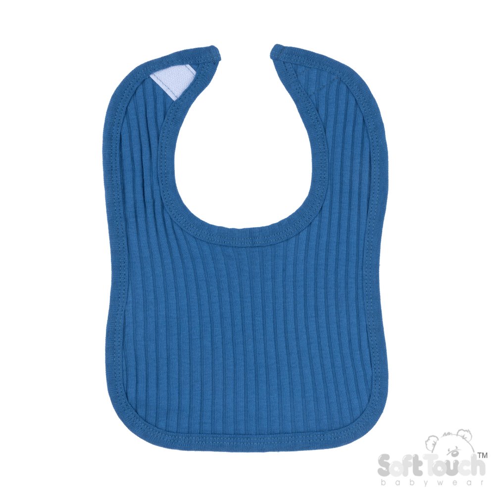P4600-AZ: Azure Ribbed Velcro Bib P4600-AZ: Azure Ribbed Velcro Bib